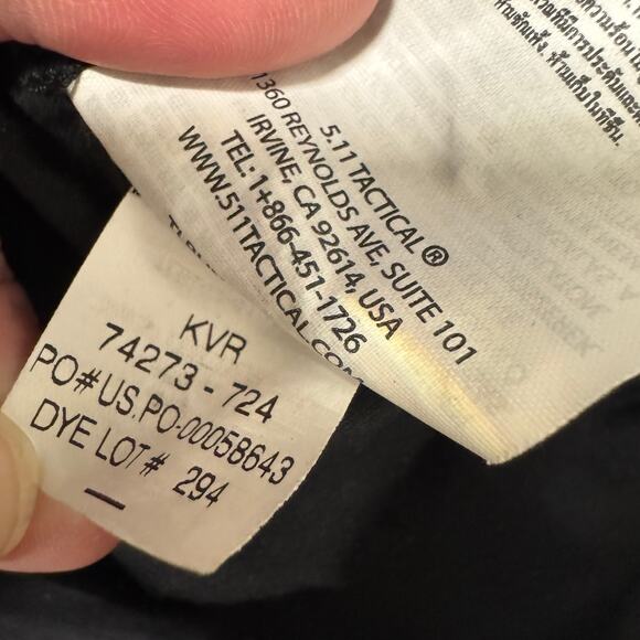 5.11 Tactical Pants Mens 32x30 ACTUAL Navy Blue Taclite Pro Ripstop Cargo - Picture 9 of 10